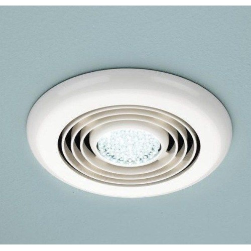 HIB - Cyclone Wet Room Inline Fan &Oslash;14.5 x D1.5cm With LED Lamp