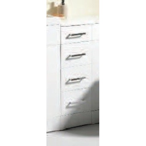 Qualitex - Genesis Eden 30 4 Drawer Unit 300x345x800mm