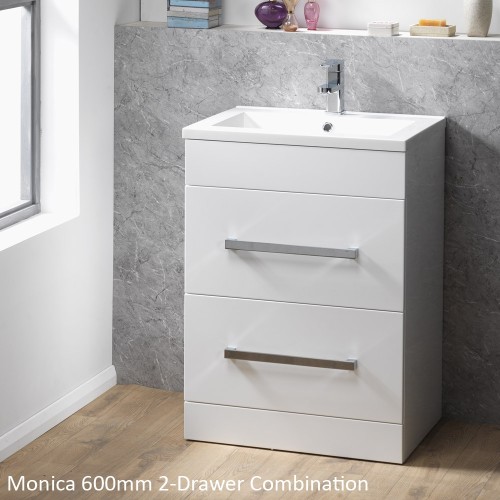 Qualitex - Genesis Monica 60 2 Drawer Floorstanding Base Unit