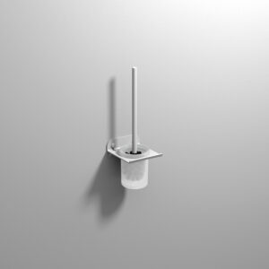 Quick WC Brush Set - White/White Frosted