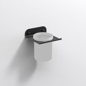 Quick Large Tumbler - Black/White Frosted