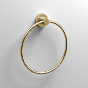 Tecno Project Towel Ring - Brushed Brass