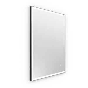 Tate Light Rectangular Mirror 60 Black - 60x80cm