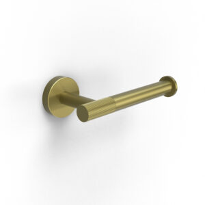 Turner Open Toilet Roll Holder - Brushed Brass